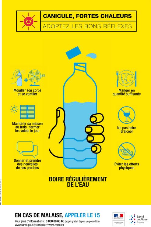 Consignes en cas de fortes chaleurs